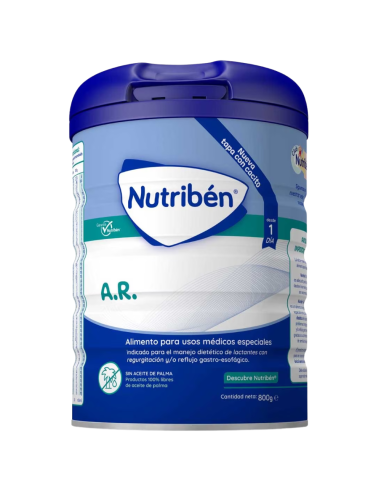 Leche de fórmula especial AR 800 gr | Nutribén - Nappy.es