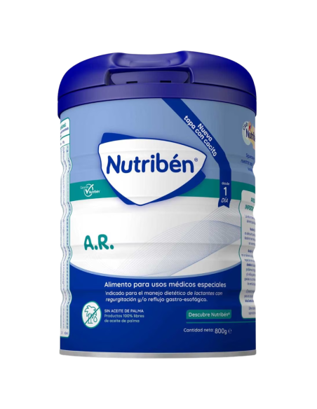 Leche de fórmula especial AR 800 gr | Nutribén - Nappy.es