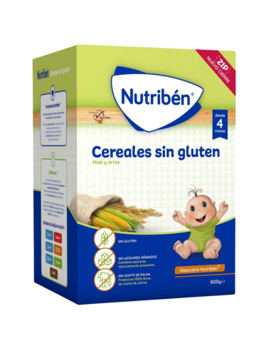 Cereales sin gluten 600 gr | Nutribén - Nappy.es