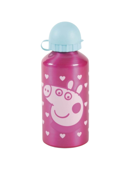 mochila-3d-peppa-pig-botella-disney-3.jpg – Vista lateral con botella incluida.