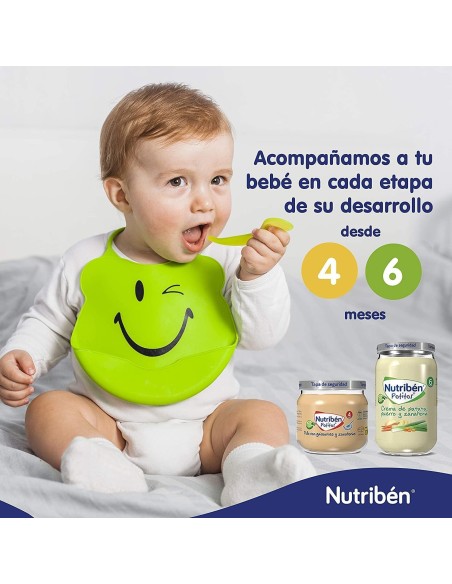 Oferta Pack 6 uds. potito plátano, naranja y galleta tarrito 190g. +6M