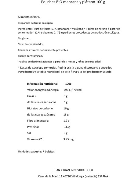 pouch-manzana-platano-bio-100g-beplus-4m-2.jpg – Vista trasera con tabla nutricional.