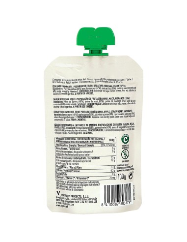 pouch-fresa-platano-120g-beplus-4m-2.jpg – Vista trasera con tabla nutricional.