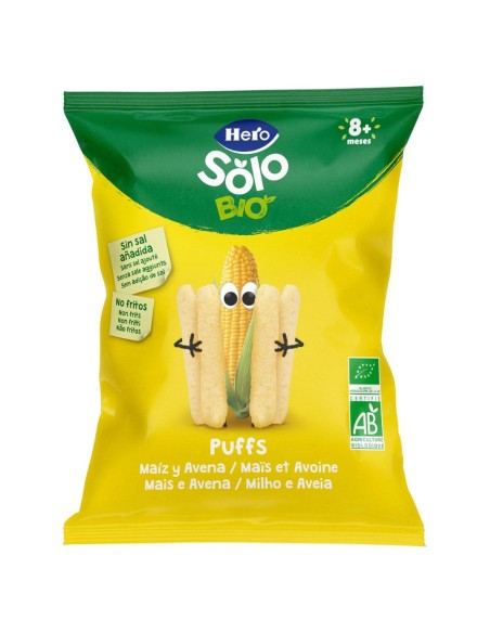 Oferta Snack de maíz y avena BIO 25g. +8M Hero Solo