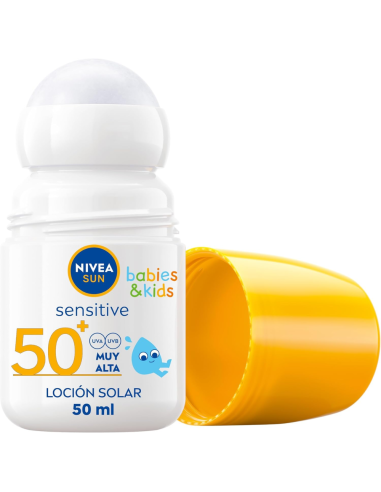 Roll-On Solar Sensitive SPF 50+ 50ml - NIVEA Sun Kids