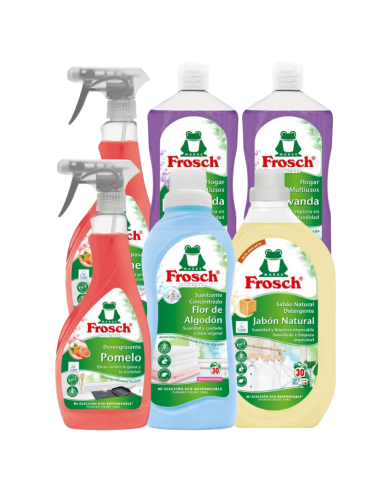 pack-limpieza-6unidades-frosch-2.jpg – Detalle de los productos incluidos.