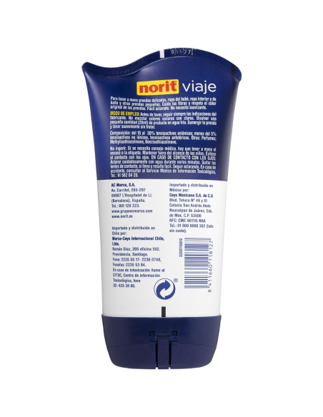 Detergente a mano prendas delicadas tubo 100ml | Norit - Nappy.es