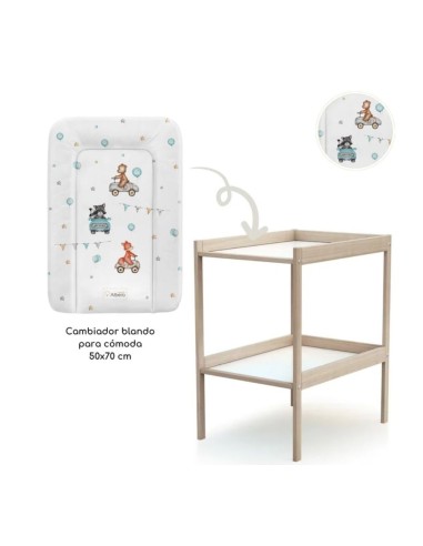 Oferta Cambiador blando  70x50 cm. Modelo coche - Albero Mio