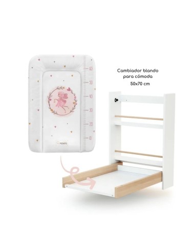 Oferta Cambiador blando  70x50 cm. Modelo Hada - Albero Mio