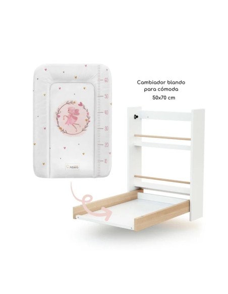 Oferta Cambiador blando  70x50 cm. Modelo Hada - Albero Mio