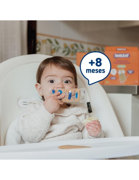 Oferta Panecillos de cereales con plátano y calabaza 60g. +8M Smileat