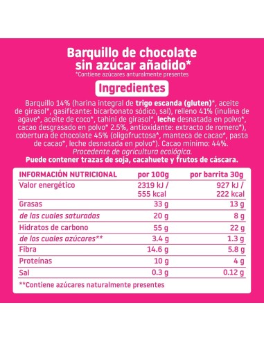 Oferta Barquillo TRIBOO recubierto de chocolate 40g. Smileat