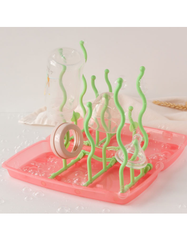 Escurre biberones color rosa | Kiokids - Nappy.es