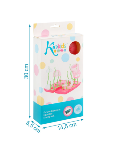 Escurre biberones color rosa | Kiokids - Nappy.es