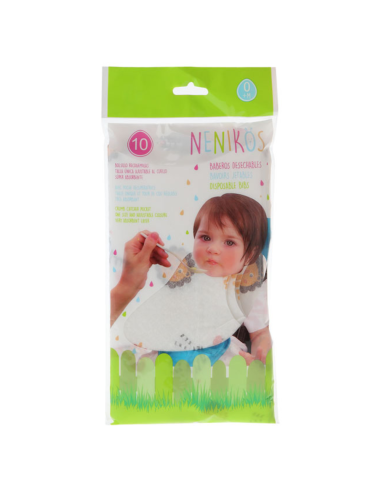 Baberos desechables 10 uds | Kiokids - Nappy.es