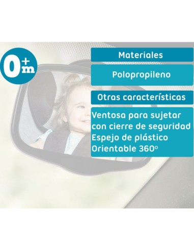 Oferta Espejo retrovisor delantero 14X9cm. Kiokids