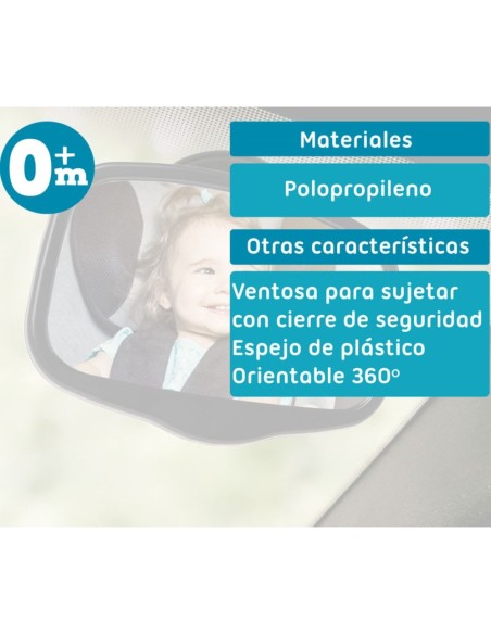 Oferta Espejo retrovisor delantero 14X9cm. Kiokids
