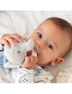 Mordedor Peluche Elefante Gris 13 cm Kiokids 4197 | Nappy.es 2