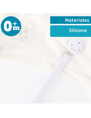 Oferta Sujetachupetes de silicona. Kiokids