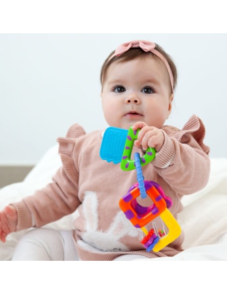 Oferta Sonajero mordedor llavero 18X13 cm. +3M Kiokids