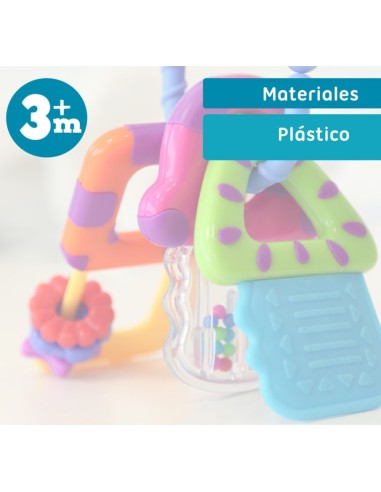 Oferta Sonajero mordedor llavero 18X13 cm. +3M Kiokids