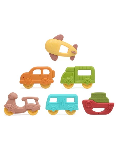 Oferta Juguetes mordedores vehículos 36X24 cm. +3M Kiokids