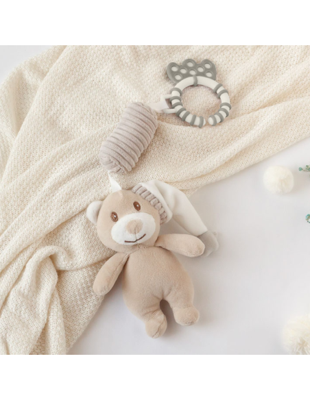 Peluche sonajero oso | Kiokids - Nappy.es