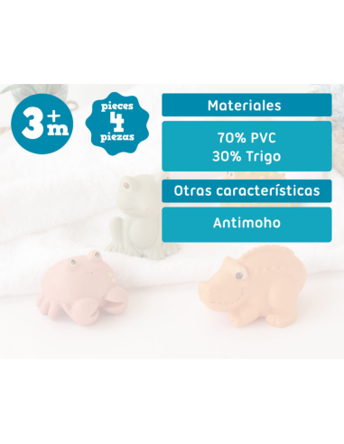 Set de 4 animalitos anti-moho | Kiokids - Nappy.es