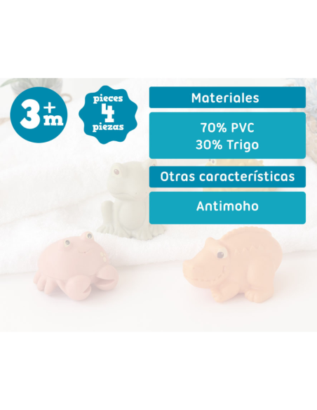 Set de 4 animalitos anti-moho | Kiokids - Nappy.es