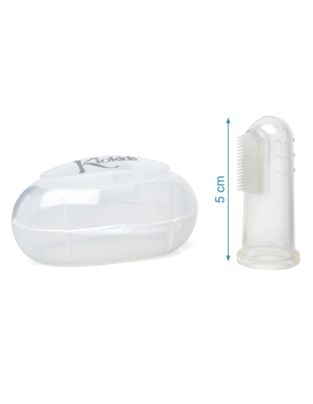 Cepillo de dientes y encías de silicona | Kiokids - Nappy.es
