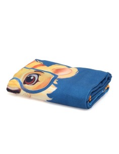 Oferta Toalla red de playa de microfibra león-tigre 150X75cm. Kiokids 2
