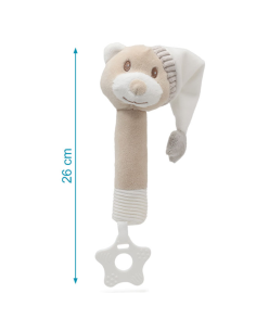 Sonajero Peluche Oso Cricri 25 cm Kiokids | Nappy.es 2