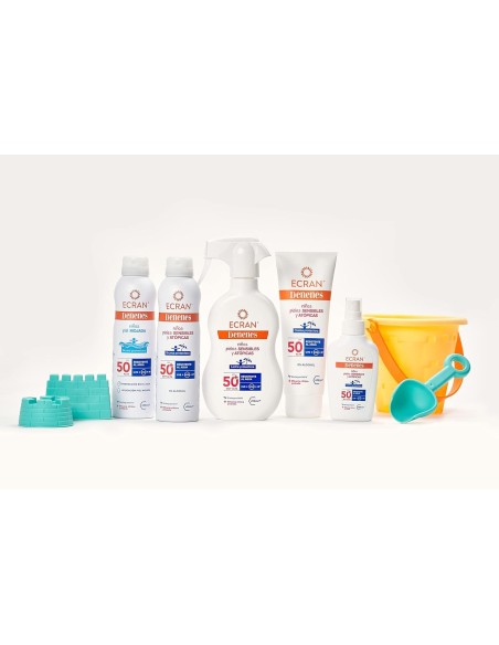 Oferta Leche Protectora Solar  SPF50+. 100ml Ecran Denenes