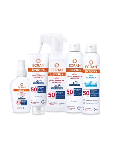 Oferta Leche Protectora Solar  SPF50+. 100ml Ecran Denenes