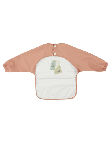 babero-con-mangas-gato-rosa-trixie-2.jpg – Detalle de mangas y puños elásticos.