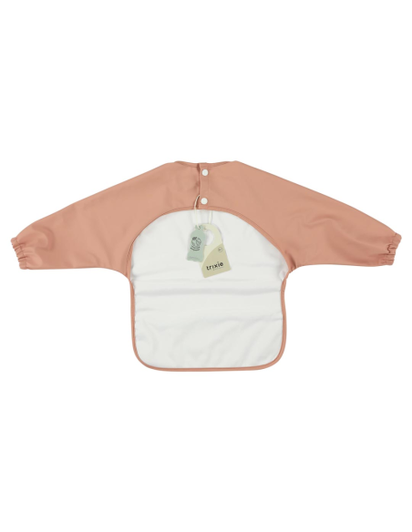 babero-con-mangas-gato-rosa-trixie-2.jpg – Detalle de mangas y puños elásticos.