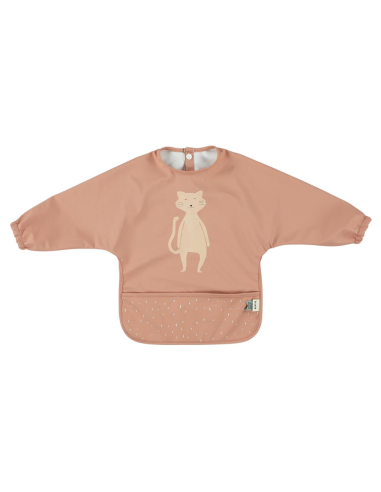 babero-con-mangas-gato-rosa-trixie-1.jpg – Vista frontal.