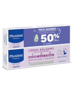 Duplo crema bálsamo 1 2 3 (2x100 ml) | Mustela - Nappy.es
