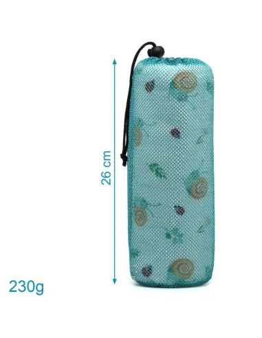 Toalla playa de microfibras color beige Kiokids