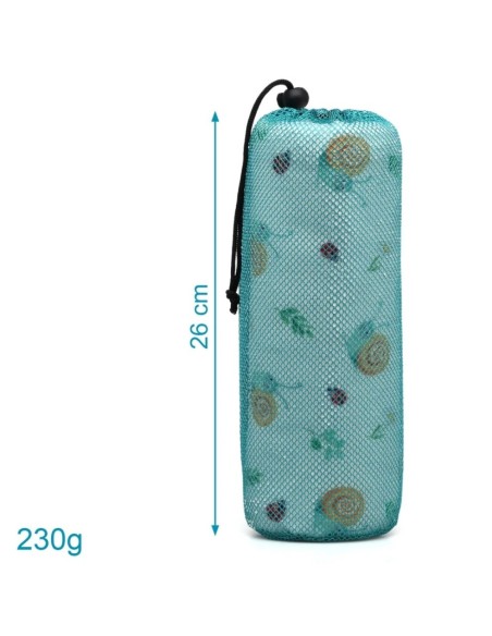 Toalla playa de microfibras color beige Kiokids