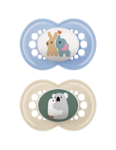 Chupete Original color azul 6-18M 2 uds Mam Baby