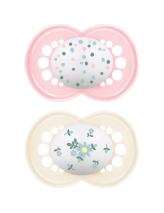 Chupete Original color rosa 6-18M 2 uds Mam Baby