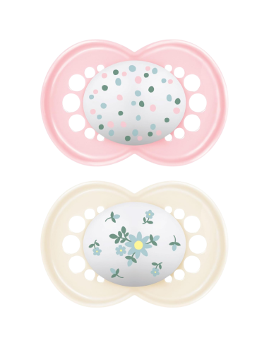 Chupete Original color rosa 6-18M 2 uds Mam Baby