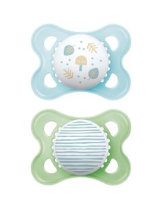 Chupete original 2-6 meses color azul 2 uds Mam Baby