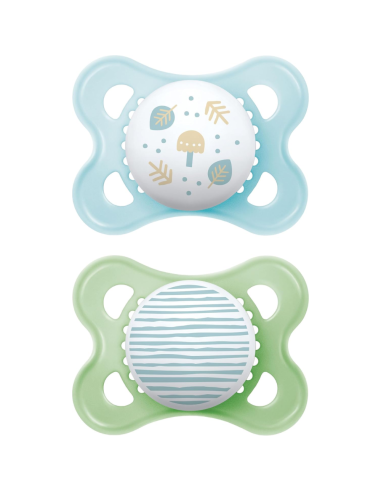 Chupete original 2-6 meses color azul 2 uds Mam Baby