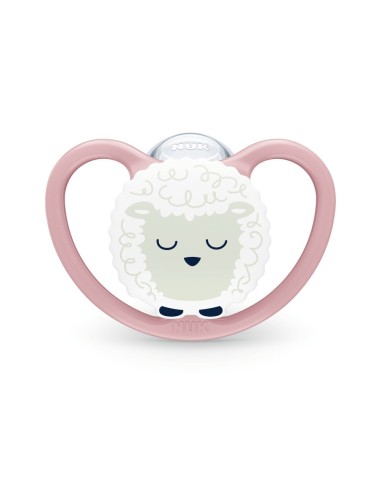 Chupete Space Night de Silicona diseño oveja NUK