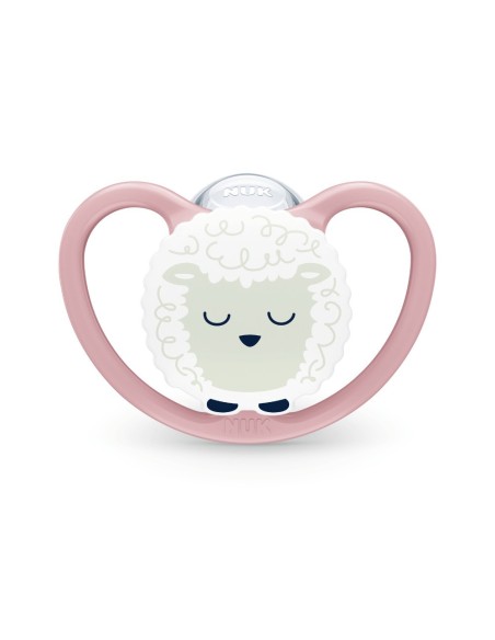 Chupete Space Night de Silicona diseño oveja NUK