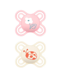 Chupete Perfect Start 0-2M color rosa (2 uds) Mam Baby