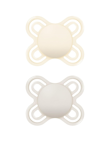 Chupete Perfect Start 0-2 M color gris (2 uds) Mam Baby