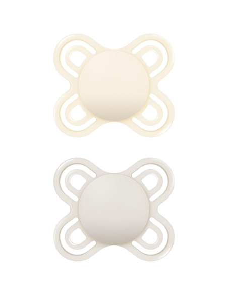 Chupete Perfect Start 0-2 M color gris (2 uds) Mam Baby